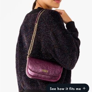 kate spade metallic purse